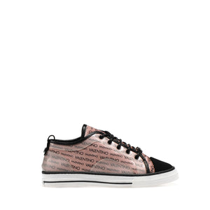 VALENTINO Flat Sneaker in pink fabric