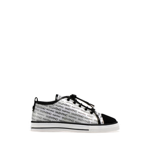 VALENTINO Flat Sneaker in white fabric