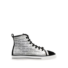 Load image into Gallery viewer, VALENTINO High Top Sneaker in white fabric