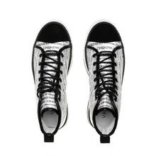 Load image into Gallery viewer, VALENTINO High Top Sneaker in white fabric
