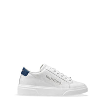 Load image into Gallery viewer, VALENTINO Lace Up Sneaker in white hide and blue insert