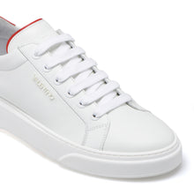Load image into Gallery viewer, VALENTINO Sneakers Lace-Up in white and red calf