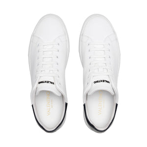 VALENTINO Sneakers Lace-Up in blue and white calf