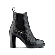 Load image into Gallery viewer, VALENTINO Chelsea boots with high heel and matelassé V Monogram