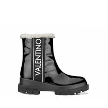 Load image into Gallery viewer, VALENTINO Ankle boots in black patent leather with chunky sole
